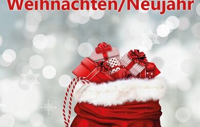 Öffnungszeiten über Weihnachten!